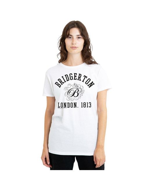 Bridgerton White London 1813 T-Shirt