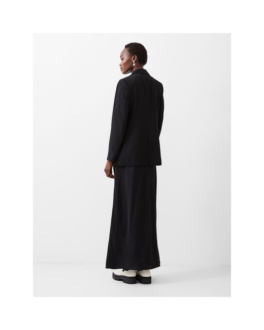 French Connection Black Harrie Structured Tailored Blazer