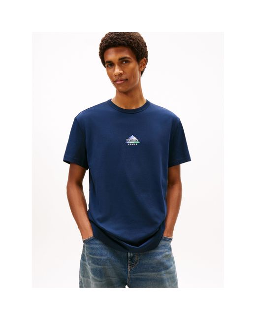 Tommy Hilfiger Blue Peaks Short Sleeve T-Shirt for men