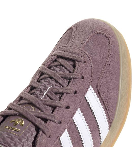 Adidas Originals Purple Adidas Gazelle Indoo