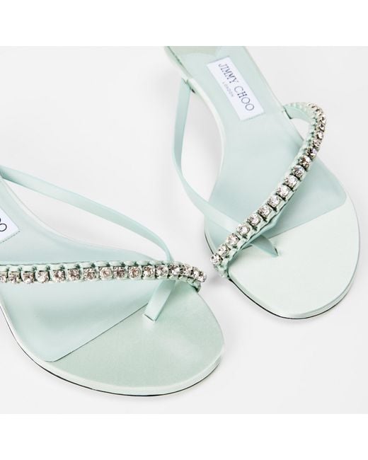 Jimmy Choo White Dila 35 Sandals