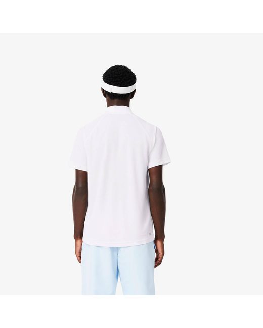 Lacoste White Logo Polo Shirt for men