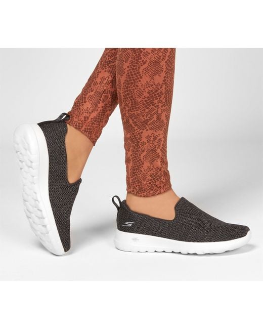 Skechers Blue Gowalkjoy Slip On Trainers