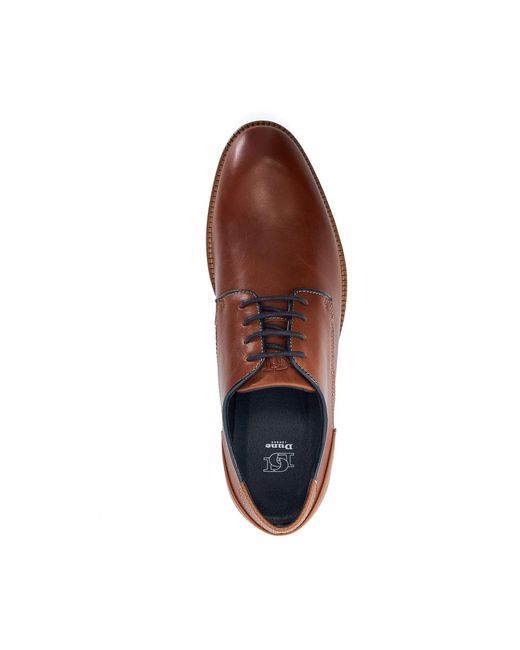 Dune Brown Bridon Derby Shoes for men