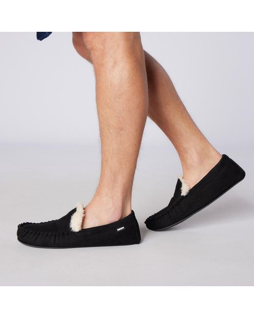 DKNY Black Slippers Electra for men