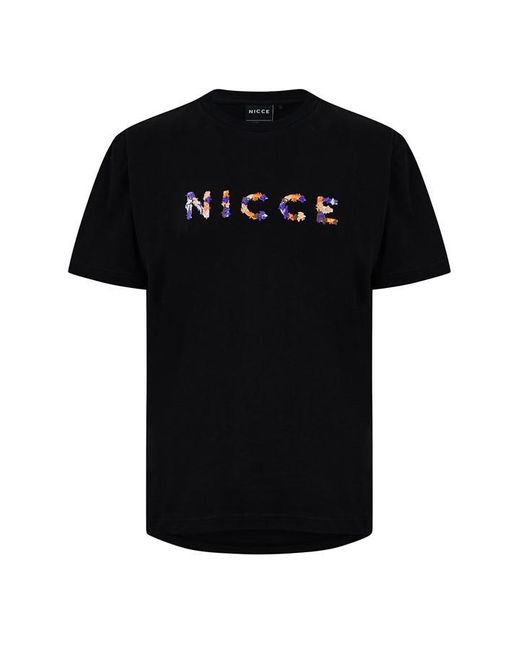 Nicce London Black Ether Tee Sn99 for men