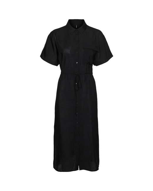 Vero Moda Black Iris Shirt Dress