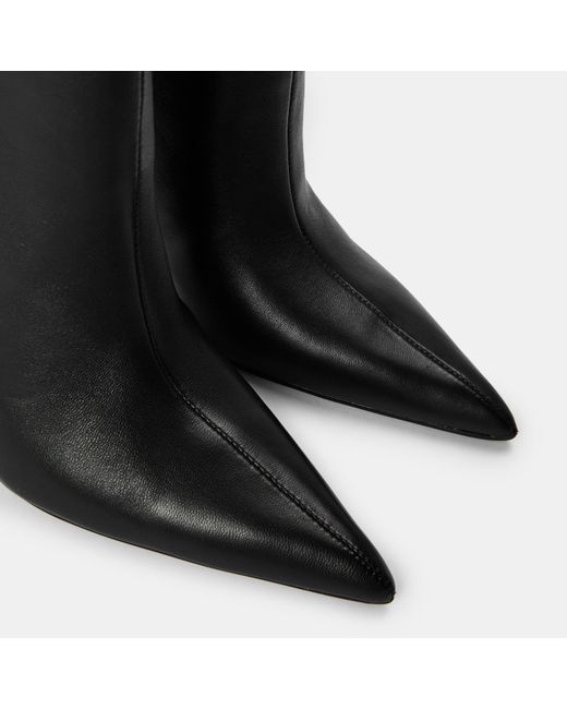 Steve Madden Black Sentinel Ankle Heeled Boots
