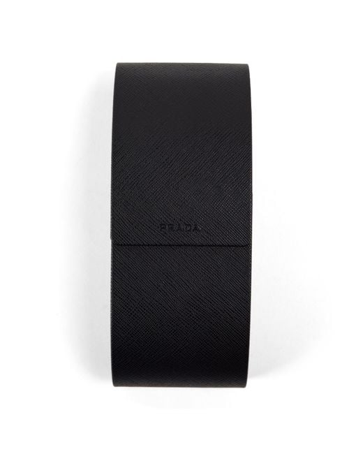 Prada Black 0Pr D11S Aviator Sunglasses for men
