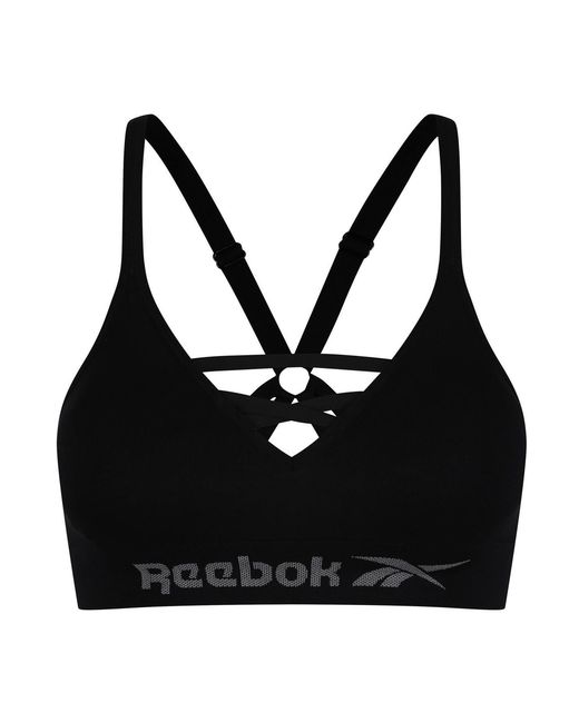 Reebok Seamless Bra Maryna Black Base Layer Top