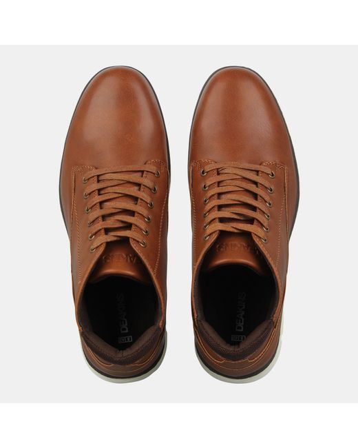Deakins Brown Milos Toecap Shoe for men