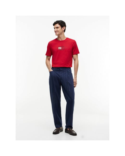 Tommy Hilfiger Red T-Shirt for men