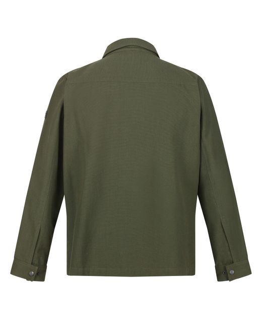 Regatta Green Jayden Long Sleeve Plain Shirt for men