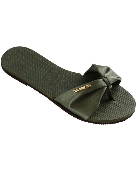 Havaianas Green Hav. You St Tropez Classic Flip Flops