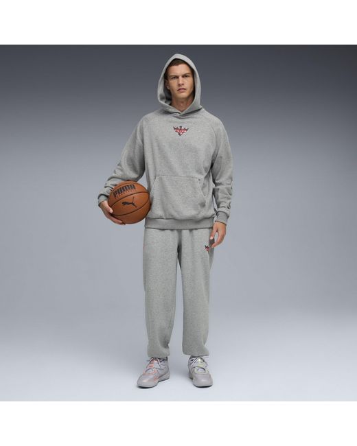 PUMA Gray Mb.05 Metallic Basketball Trainers for men