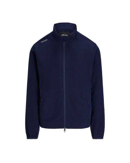 Polo Ralph Lauren Blue Rlx Water Resistant Long Sleeve Performance Golf Jacket for men