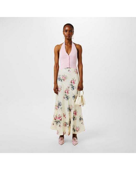 LoveShackFancy Natural Bertha Maxi Skirt