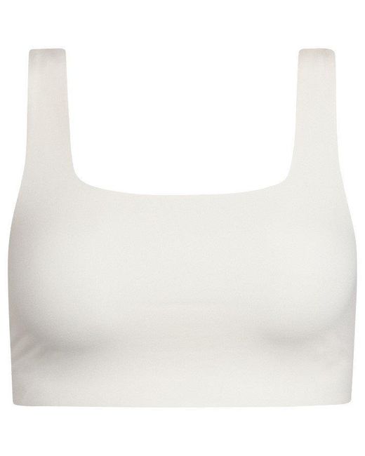 GIRLFRIEND COLLECTIVE White Tommy Non Wired Medium Impact Sports Bra