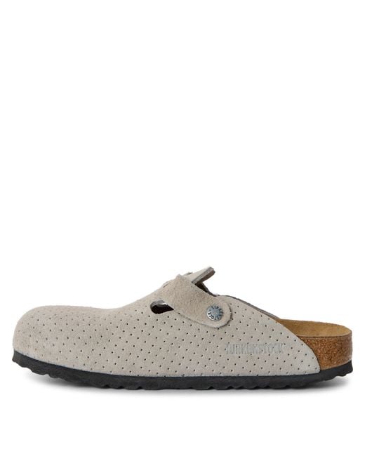 Birkenstock Gray Bstk Boston Leve Dotte 64