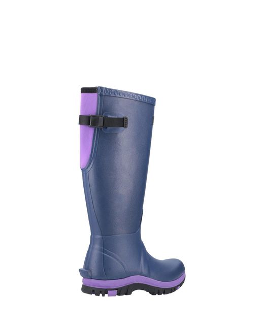Cotswold Blue Realm Adjustable Wellington Boot