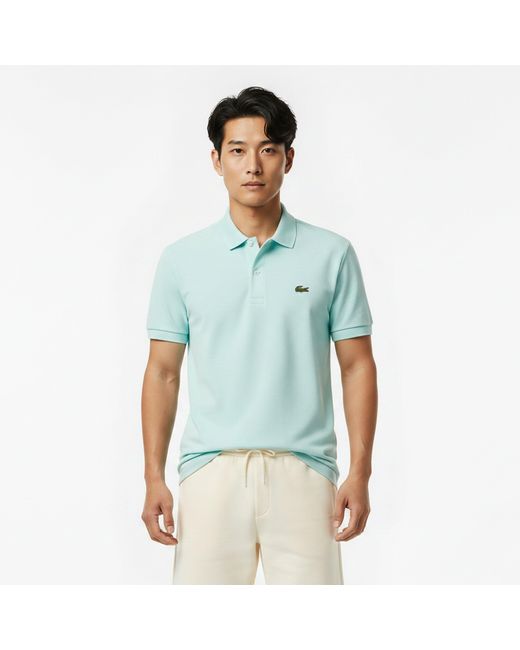 Lacoste Blue Classic Short Sleeve Polo Shirt for men