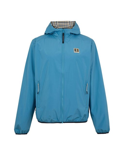 Aquascutum Blue Rain Anorak Jacket for men
