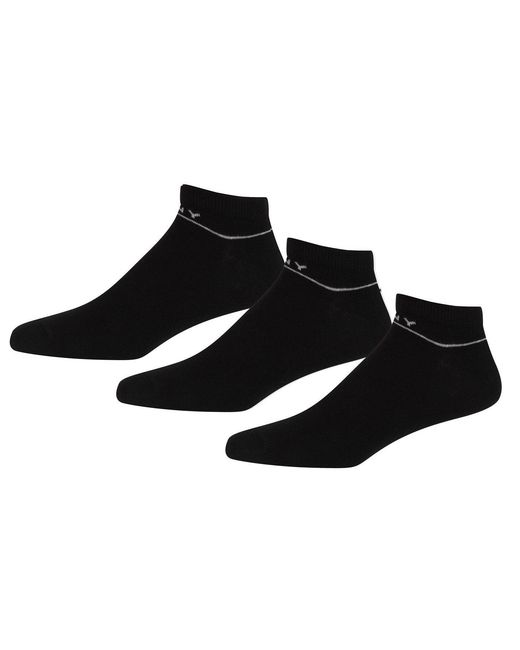 DKNY Black 3 Pack Jefferson Liner Socks for men