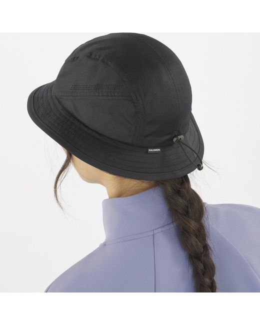 Salomon Black Shakeout Bucket Hat