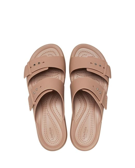 CROCSTM Brown Brooklyn Sandal Low