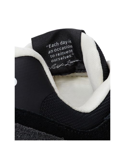 Polo Ralph Lauren Black Train 89 Low-Top Trainers for men