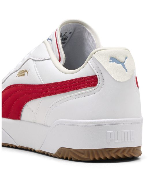 PUMA White Tifosi Lux Low-Top Trainers for men