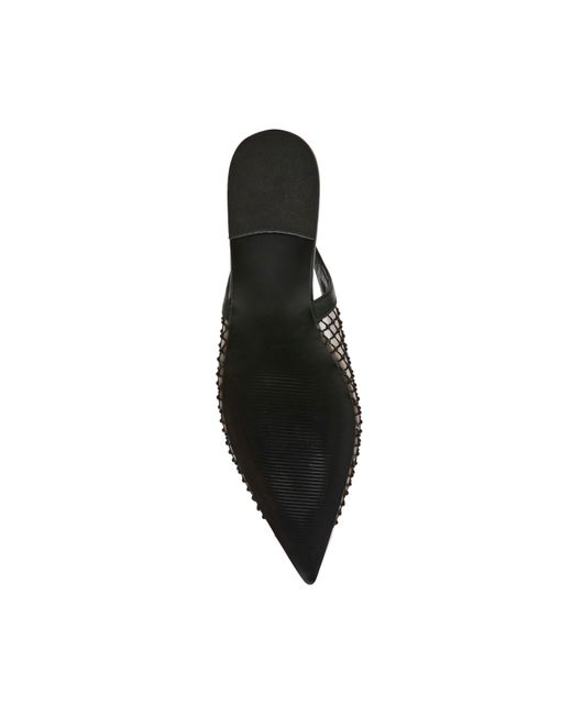 Steve Madden Black Marissa Mesh Slingbacks