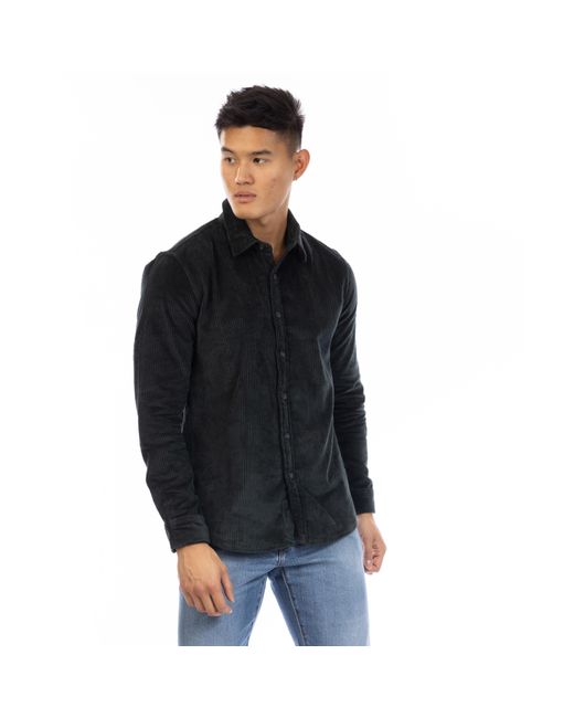 Peter Werth Black Crawford Long Sleeve Shirt for men