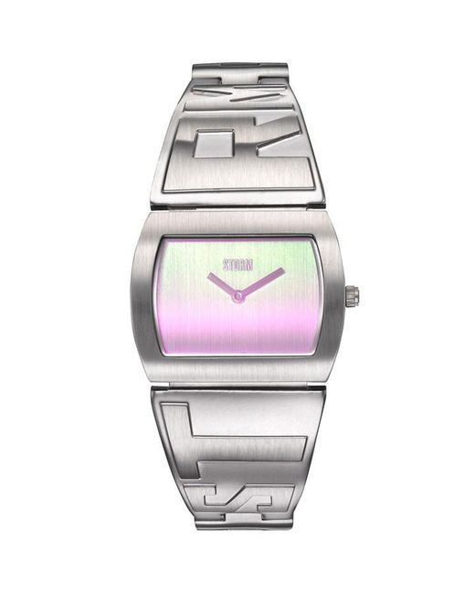 Storm Metallic Xis Ice Stainless Steel Fashion Analogue Watch