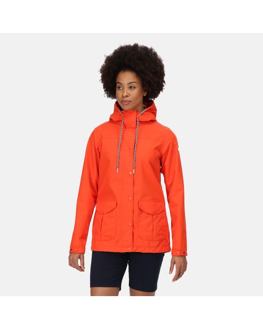 Regatta Red Bayarma Breathable Long Sleeve Waterproof Jacket