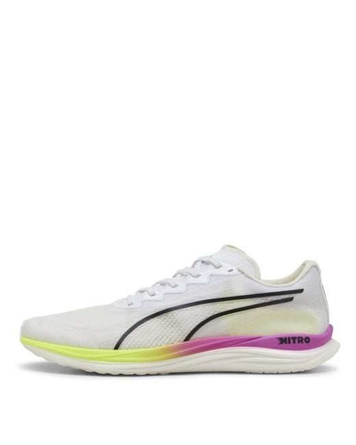 PUMA White Propio Nitro Everyday Neutral Road Running Shoes