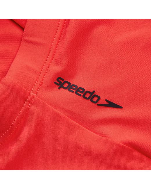 Speedo Red Crop Top