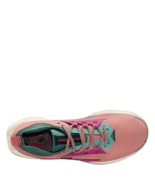 Nike Pink Pegasus Trail 5 Gore-Tex Running Shoes