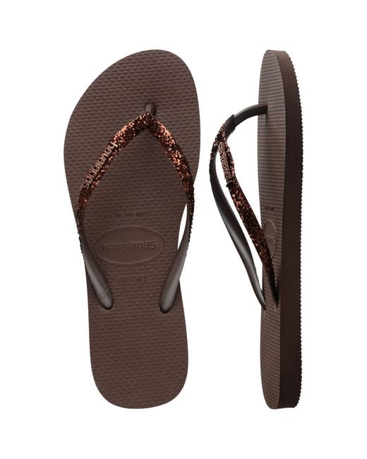 Havaianas Brown Flip Flops