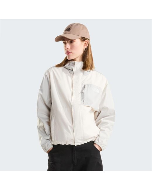 The North Face White Tnf Nuketo Wind Jacket