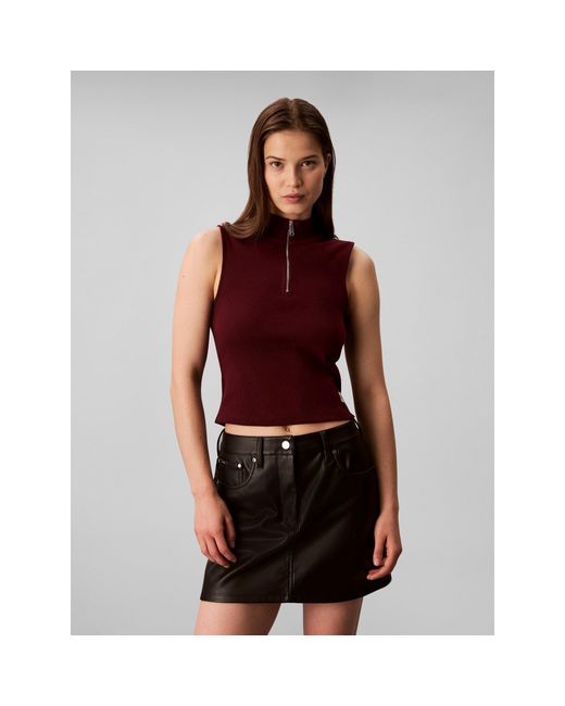 Calvin Klein Red Tank Vest