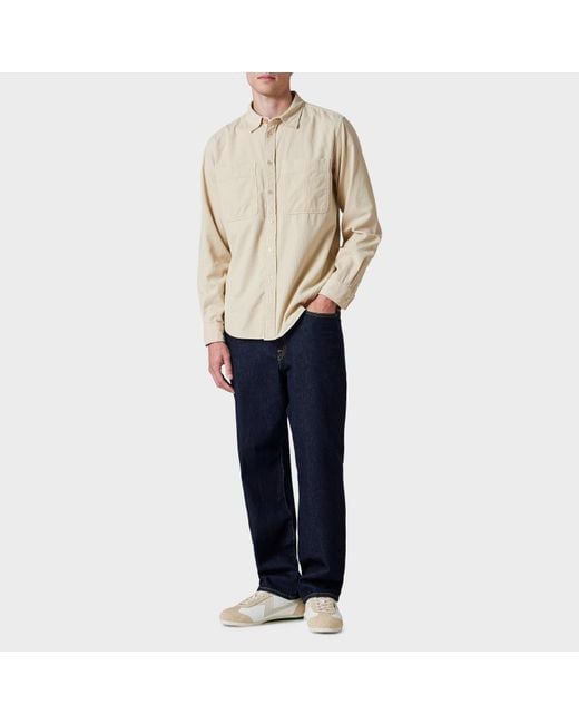 Paul Smith Natural Long Sleeve Shirt for men