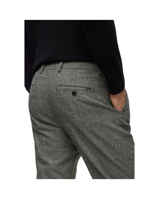 Boss Black P Perin Pleat Tailored Trousers for men