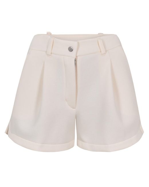 Nike White Fleece Jogger Shorts