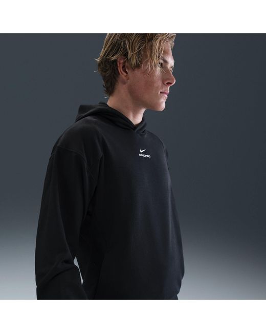 Nike Black Pro Dri-Fit Mid Layer Training Hoodie for men