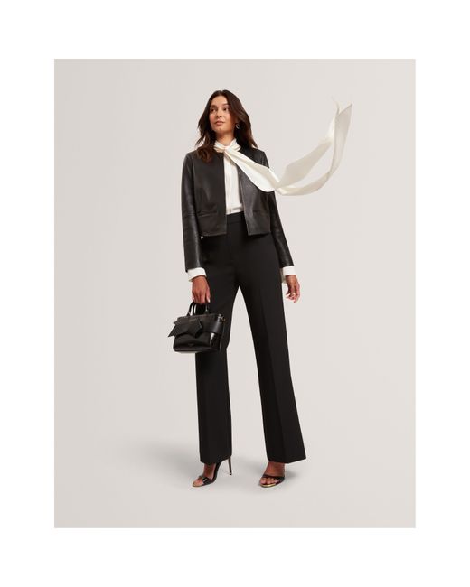 Ted Baker Black Flared Trousers