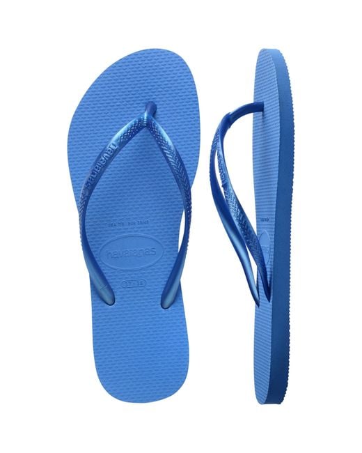 Havaianas Blue Slim Flip Flops