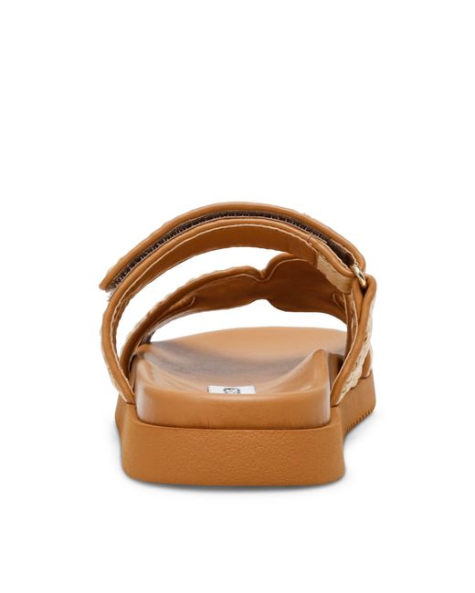 Steve Madden Brown Missile Flat Sandals