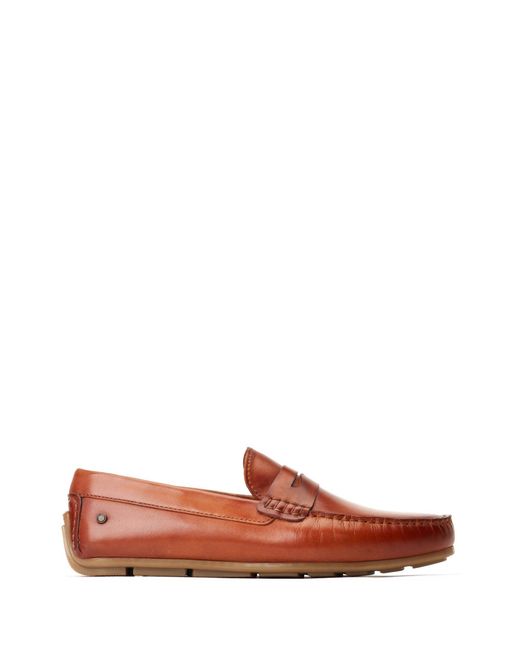 Base London Red Collins Driver for men