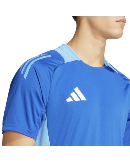 Adidas Blue Tiro 25 Competition Training T-Shirt for men